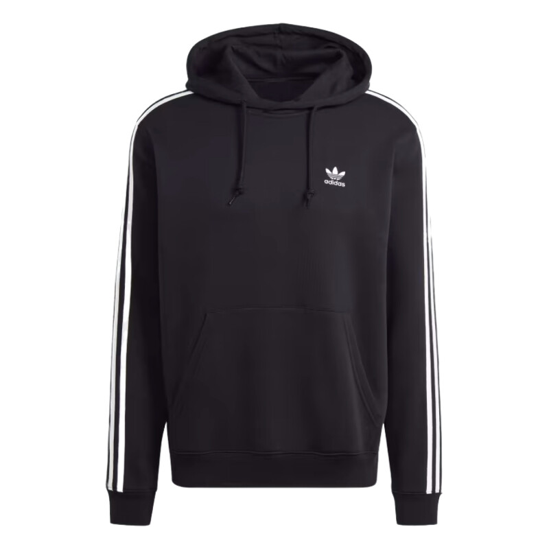 Canguro Adidas 3-Stripes Hoody - Negro Canguro Adidas 3-Stripes Hoody - Negro