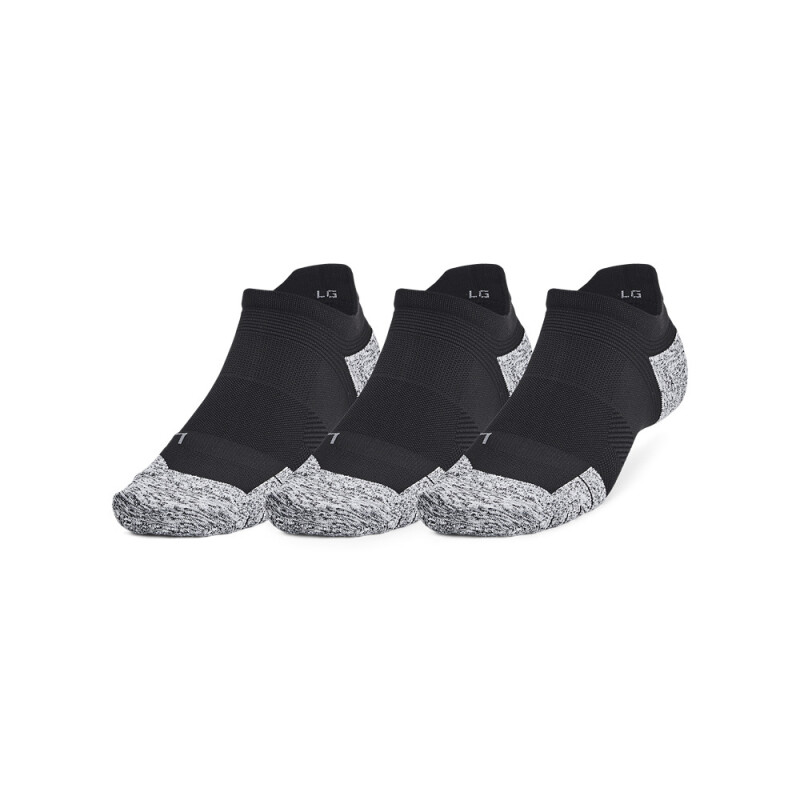 UA Velociti Run Cush 3pk NS-WHT BLK-001