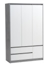 Armario BILLUND 119x193 blanco/hormigón Armario BILLUND 119x193 blanco/hormigón
