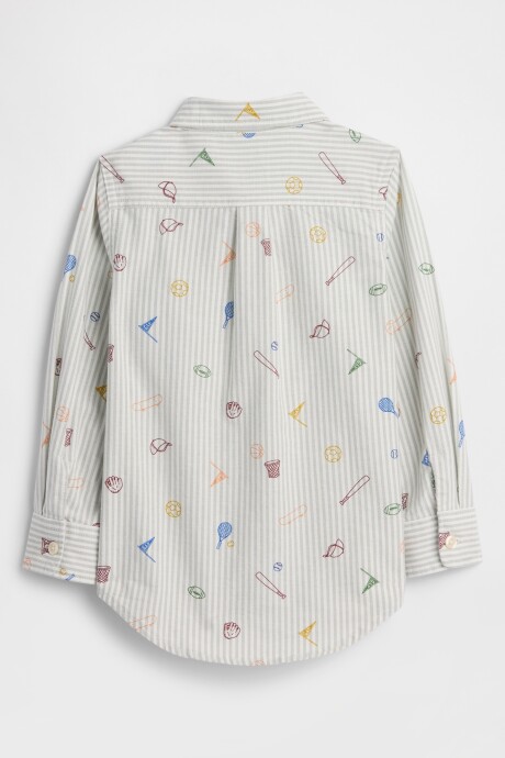 Camisa Oxford Toddler Niño Iceberg Green 16-5808