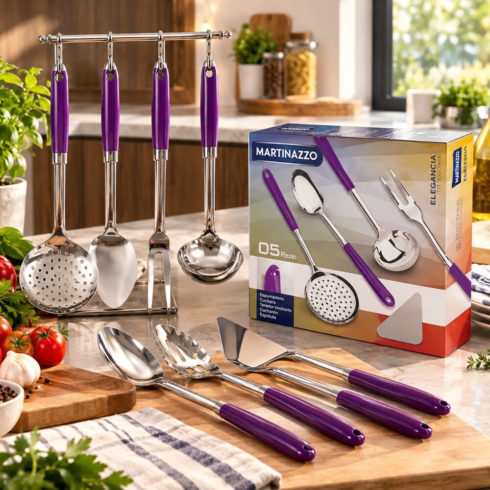 Jgo Menage Acero Inox 4 pzas Jgo Menage Acero Inox 4 pzas