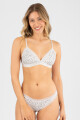 Bralet bloom Gris