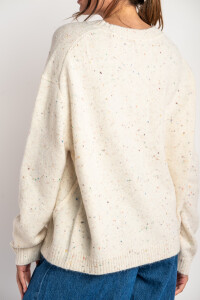 Sweater Bouttonne Nácar