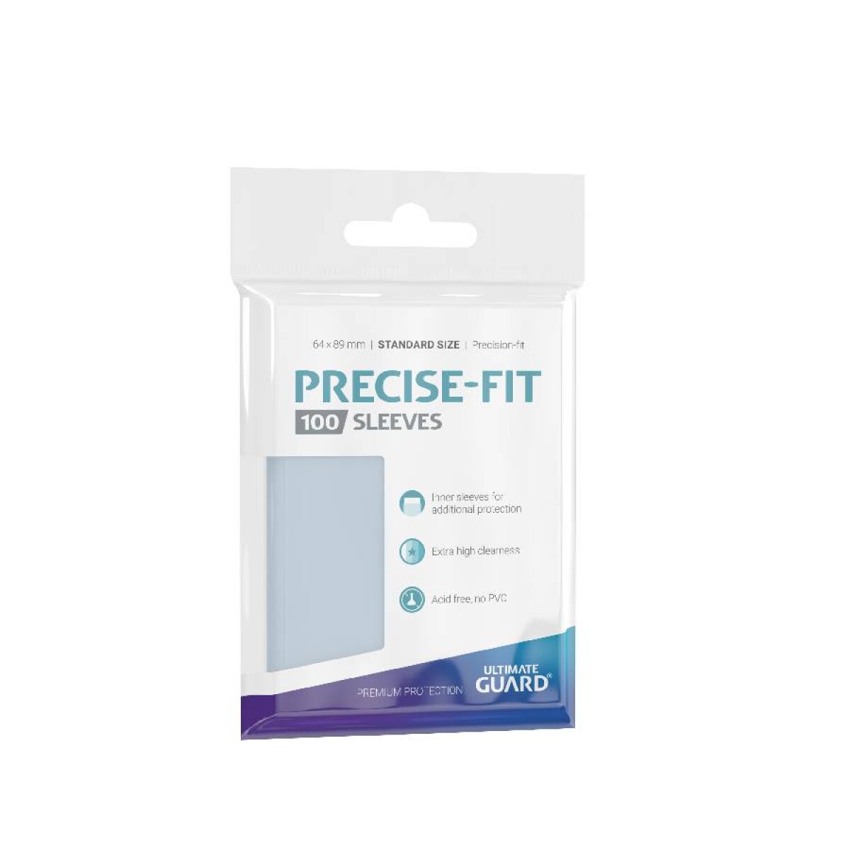 Ultimate Guard - 100 sleeves Precise Fit - Transparent 