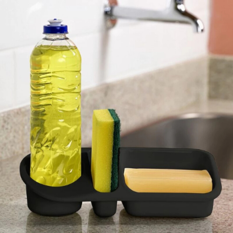 Organizador de fregadero NEGRO