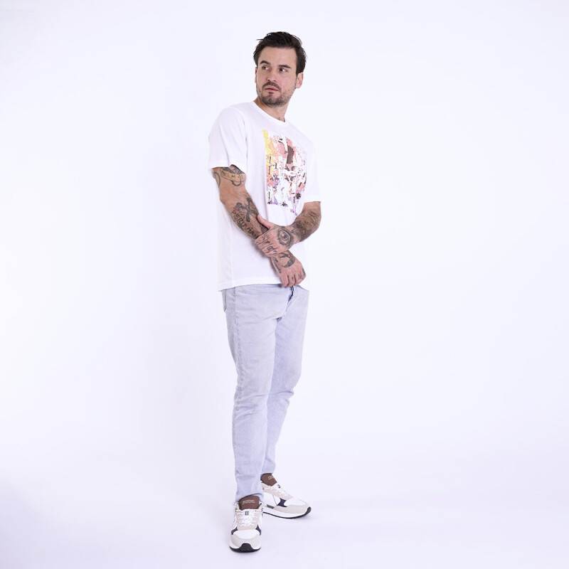 Polo Kappa Erry Hombre White