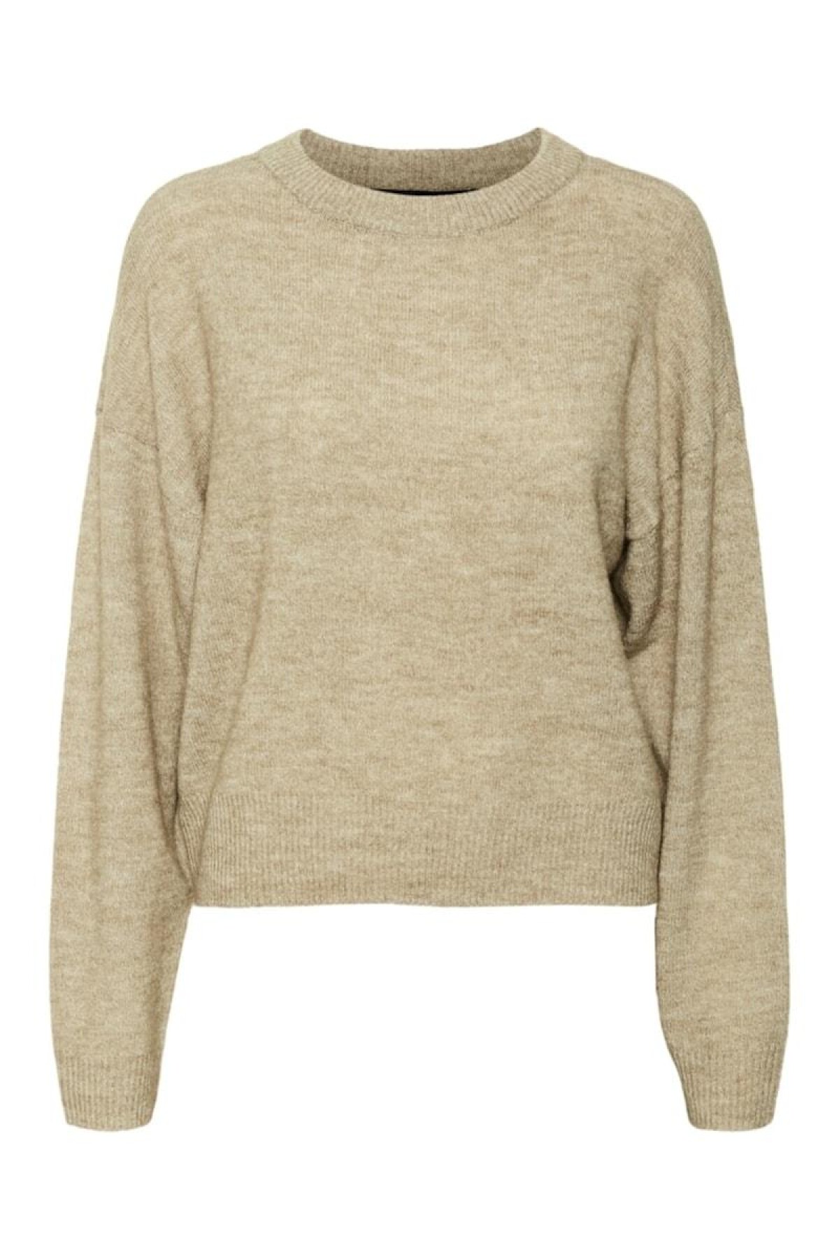 Sweater Vigga Clásico Efecto Blusa Laurel Oak