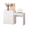 Escritorio Tocador 1 puerta 1 cajón - Trend Blanco