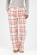 Pantalon mujer franela Rosado