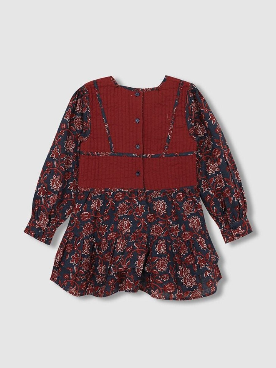 Vestido Estampado Con Petroleo