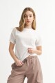 Remera manga corta BLANCO