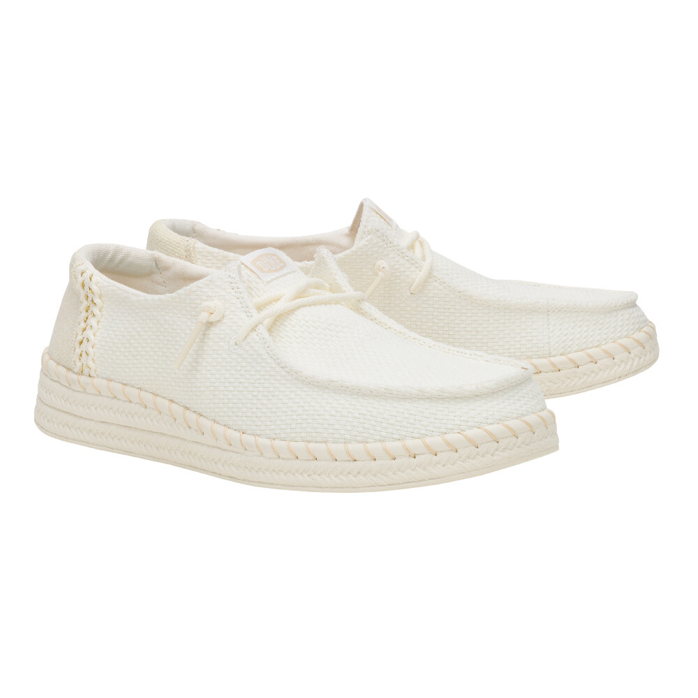 Wendy Espadrille Woven - Mujer White