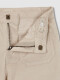 Pantalon De Sarga Con Bolsillos Delanteros Y Espalda Piedra