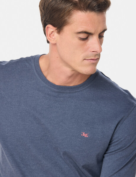 REMERA LISA DE ALGODÓN Marino