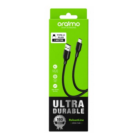 Cable Oraimo Tipo C de 1 Metro OCD-114C Cable Oraimo Tipo C de 1 Metro OCD-114C