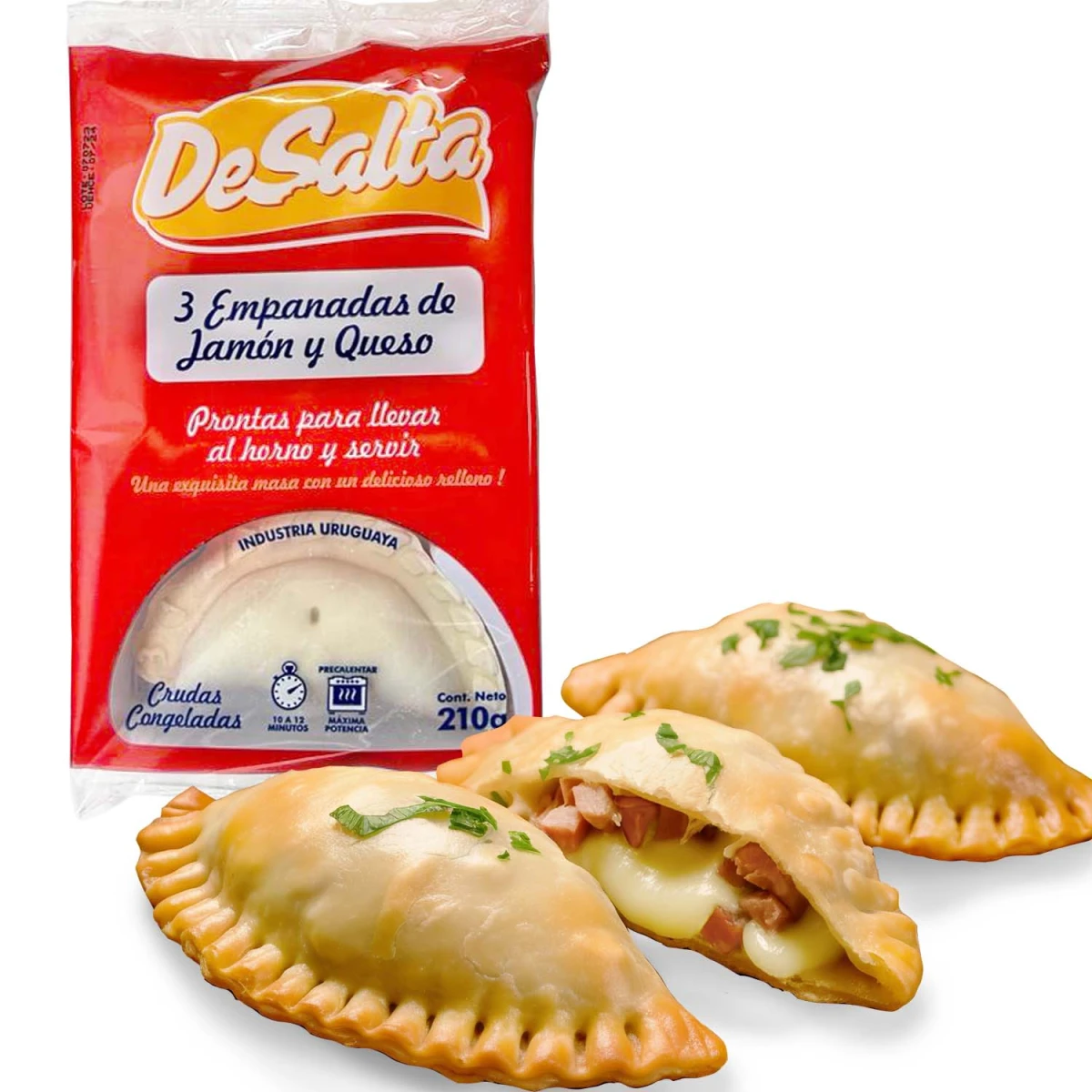 Empadas DeSalta Jamon y Queso X3 