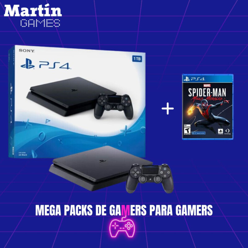 PS4 1TB 0KM + SPIDERMAN MILES MORALES PS4 1TB 0KM + SPIDERMAN MILES MORALES