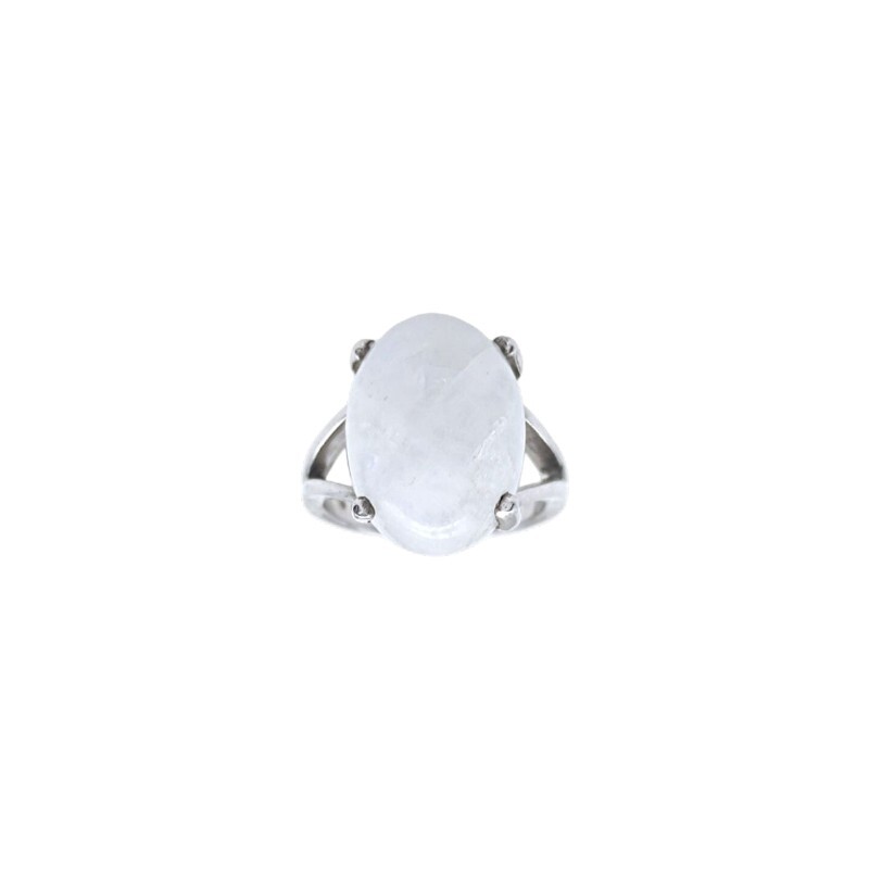 Anillo Oval-Plata 925-Piedra Luna-AN3092 conpiedra