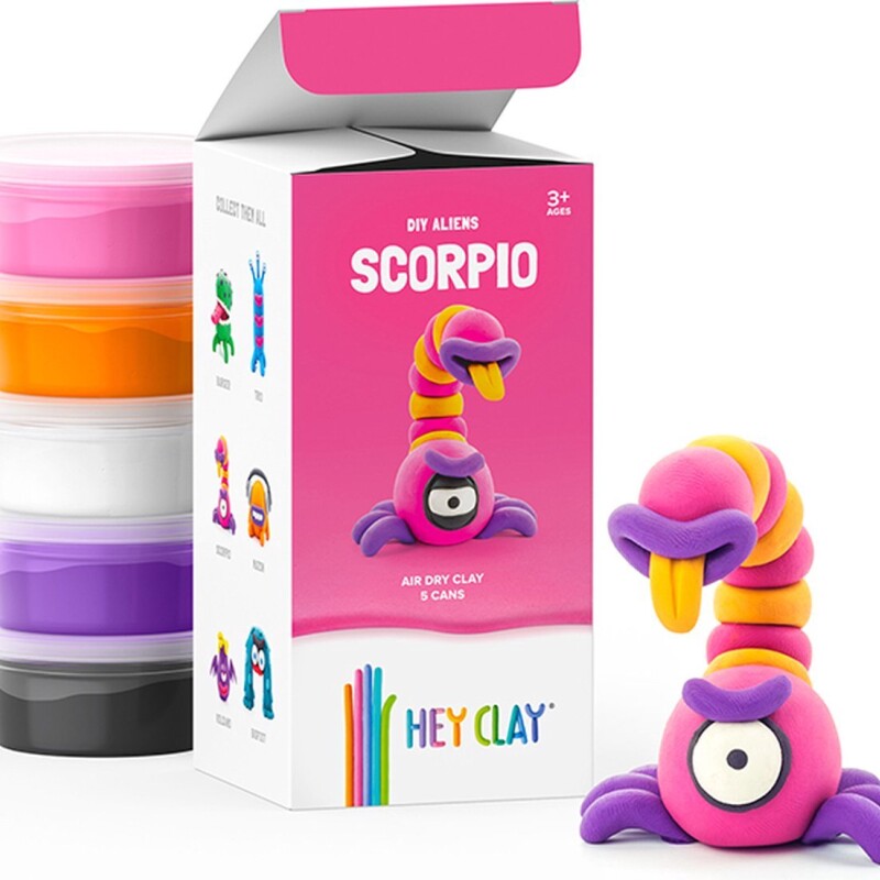 Masa para modelar Mate Big Scorpio Hey Clay AIR DRY CLAY - HEY CLAY MATE SCORPIO