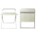 Escritorio Plegable con Estante en MDF 77x50x75cm Blanco