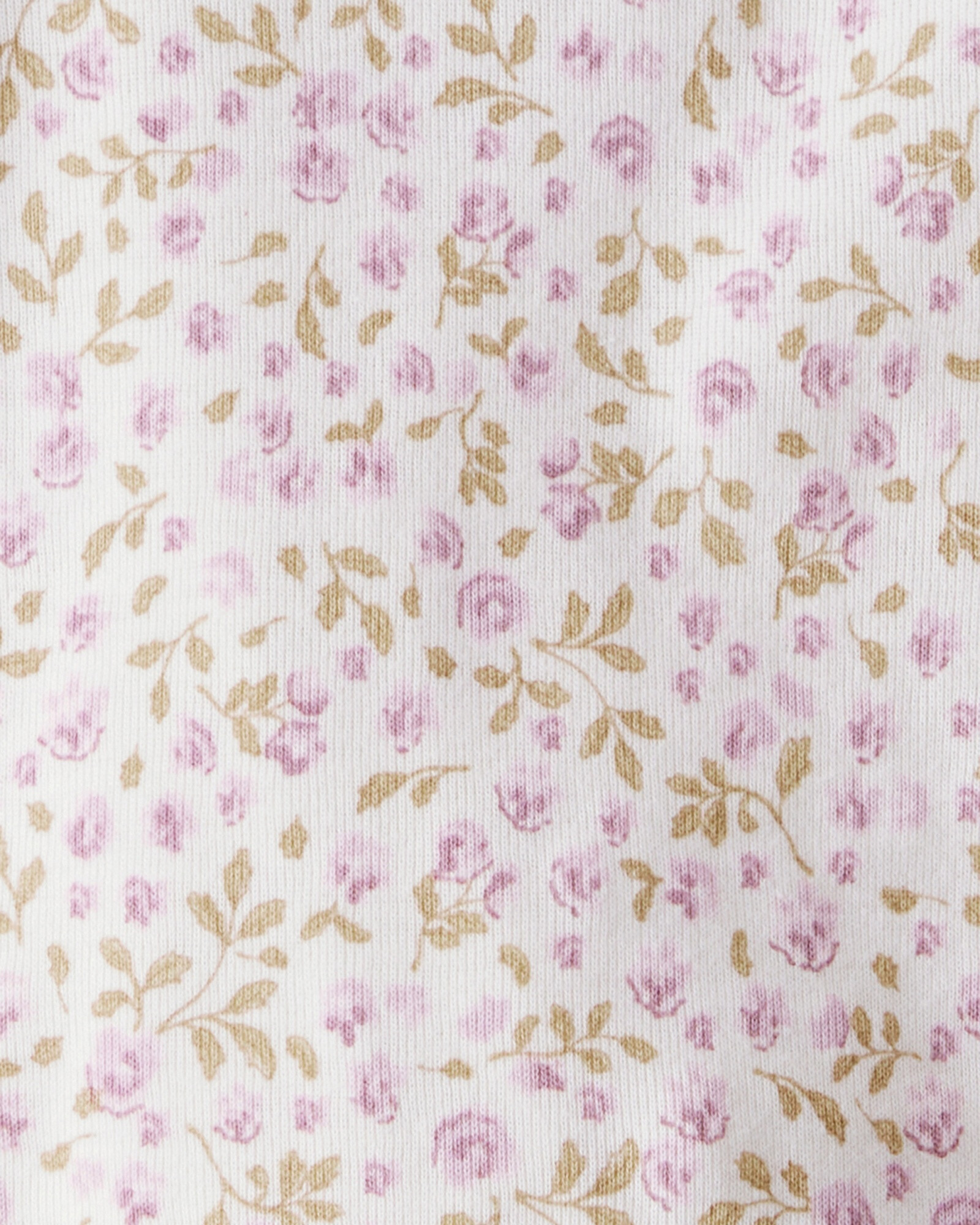 Pack dos bodies de algodón orgánico, diseño floral Sin color