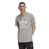 Remera Adidas Trefoil Gris