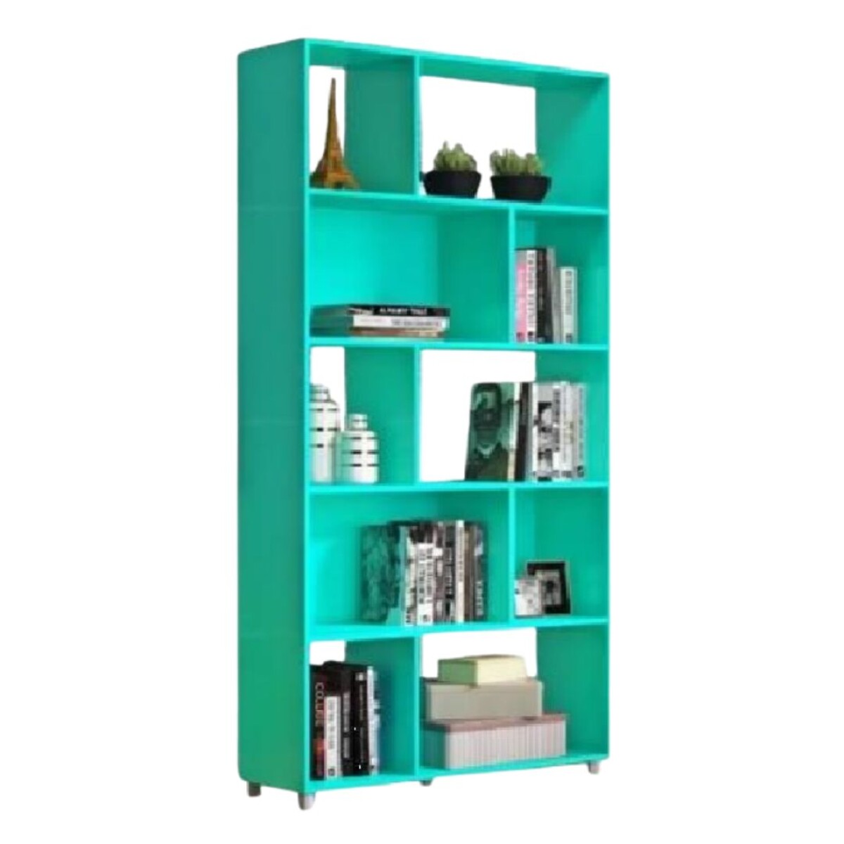 Biblioteca Book Verde Turqueza 