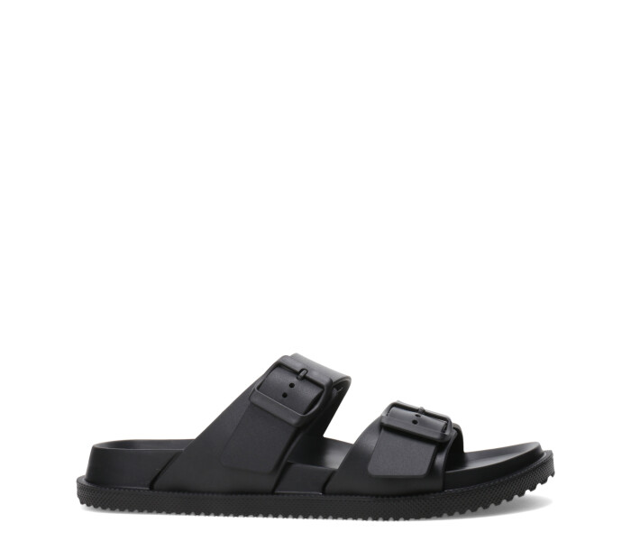 Sandalias de Mujer Miss Carol Gumy Con Hebillas Negro