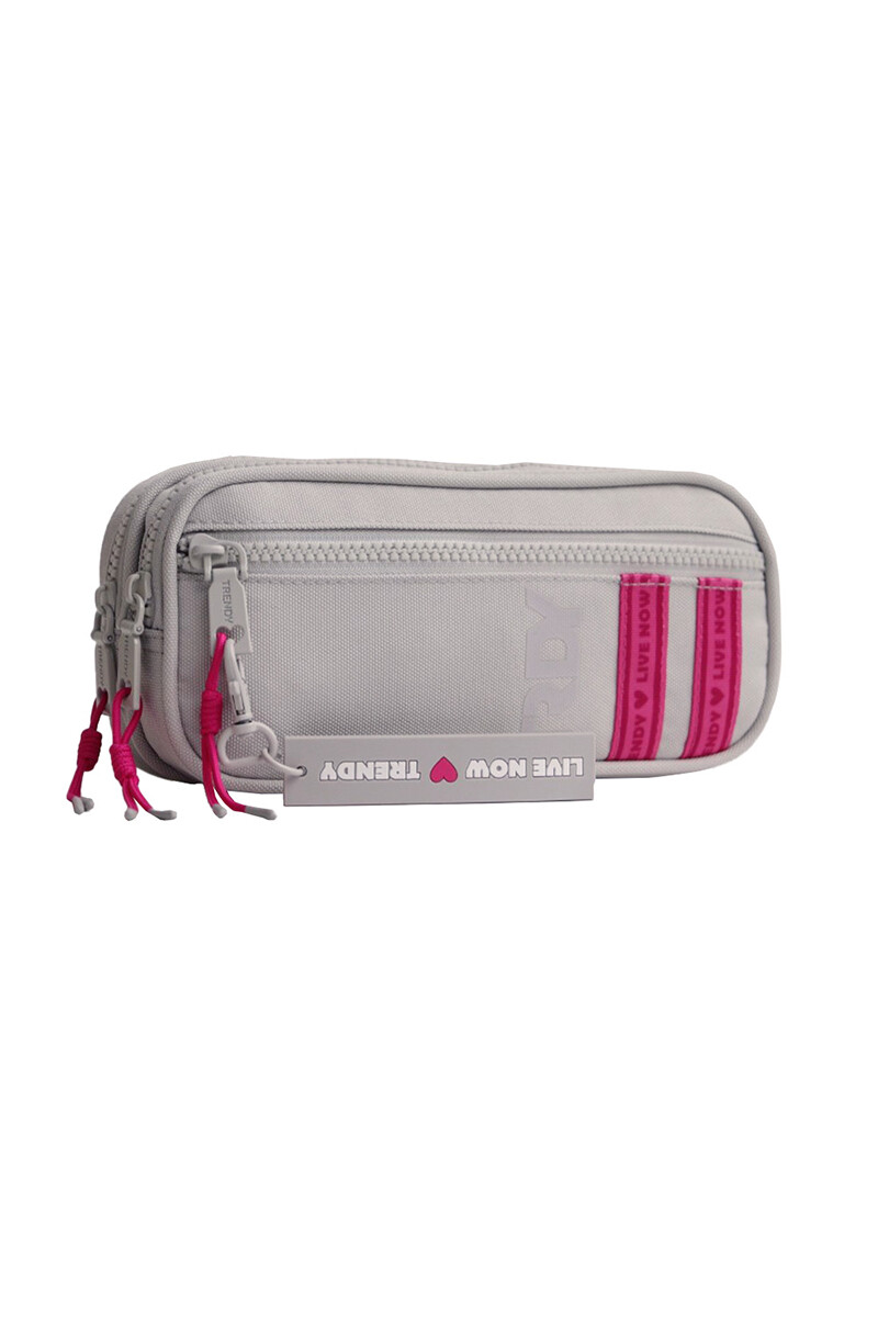 Cartuchera Trendy Gris