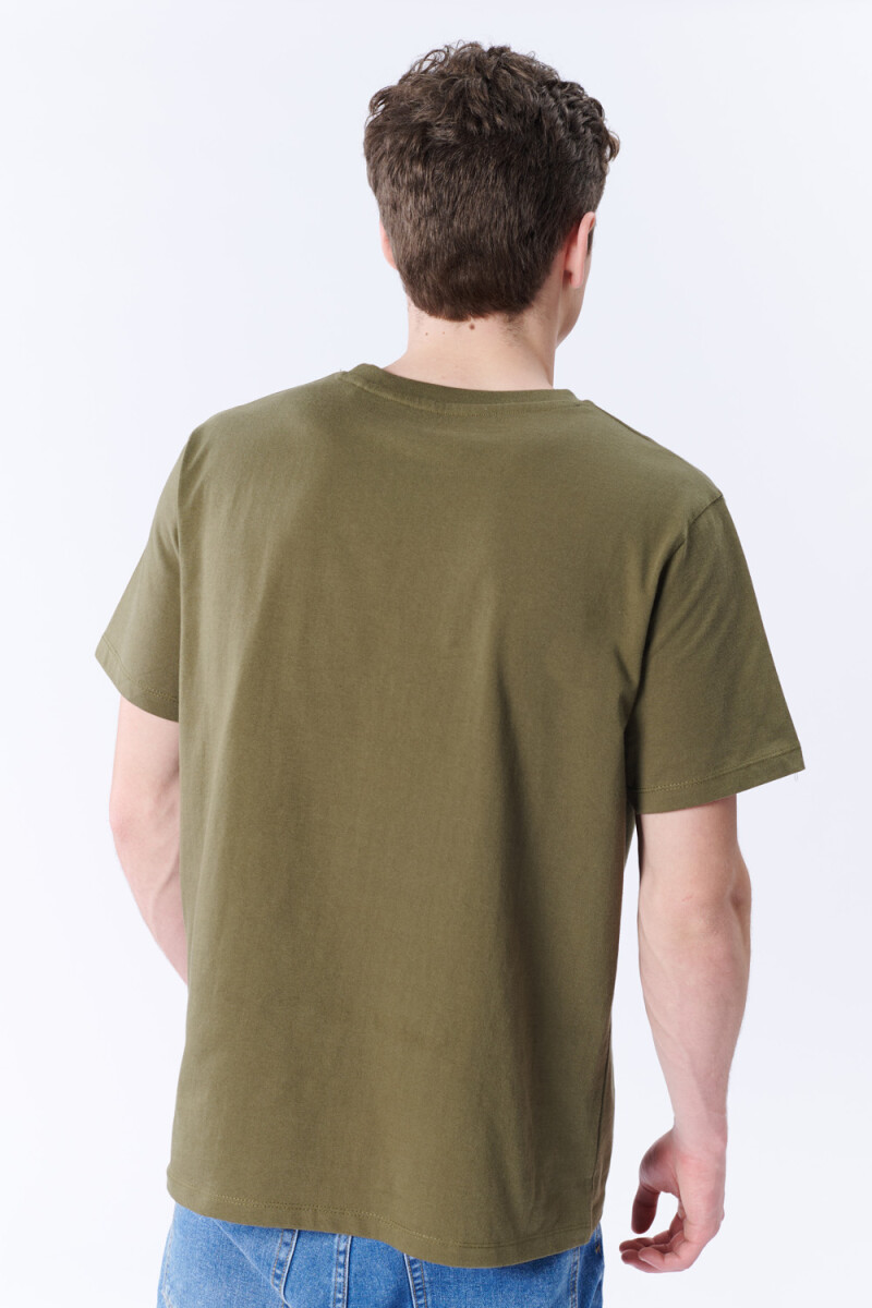 Remera Bolsillo Verde