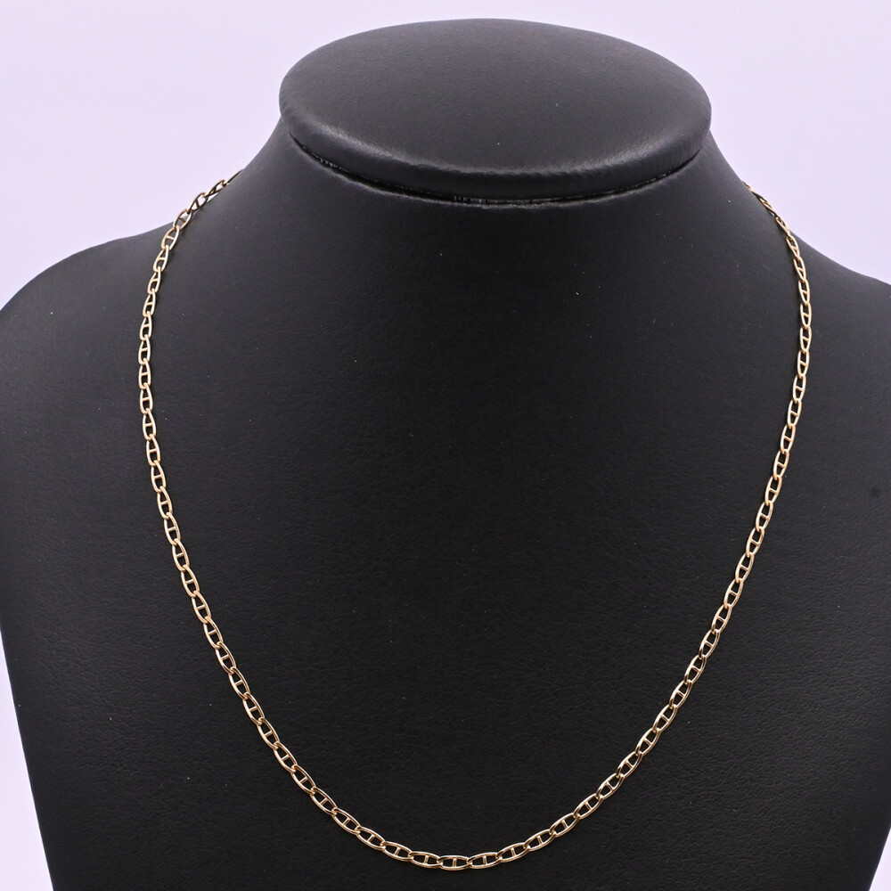 Cadena oro 18k con eslabón barco. Cadena oro 18k con eslabón barco.