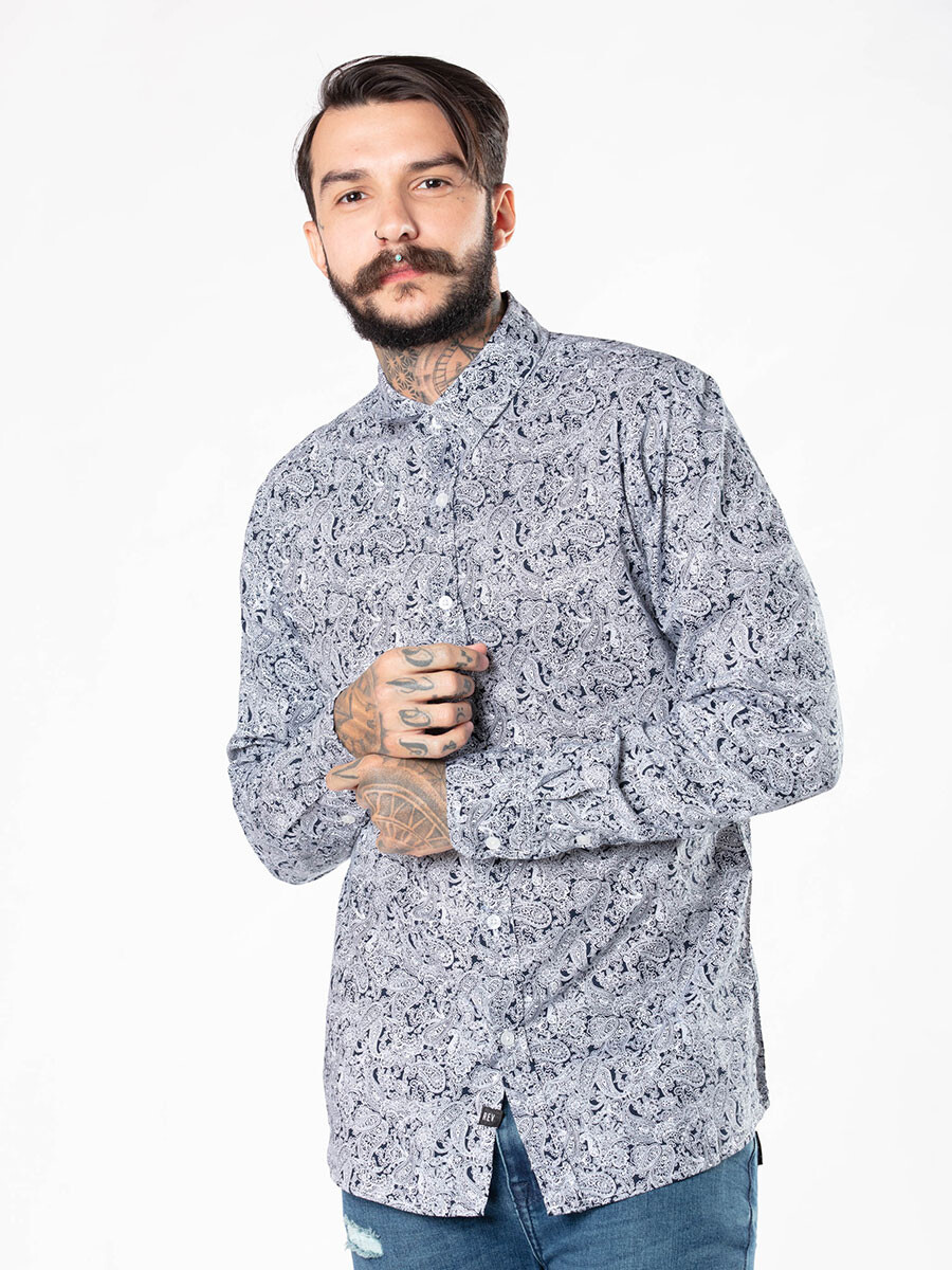 CAMISA CALEB REV - Negro 