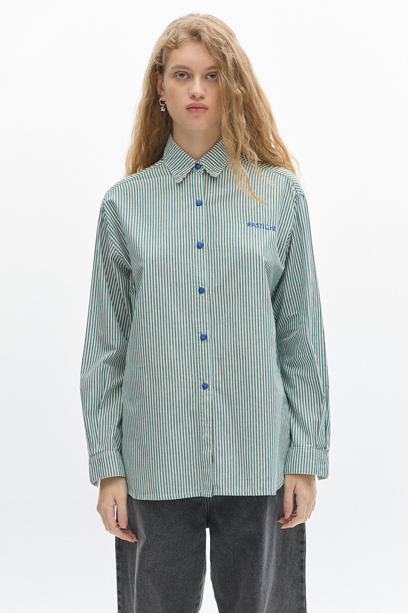 Camisa Noble Stripes Verde