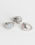 Sets Anillos Con corazón Sets De Anillos Con Corazon - Plateado