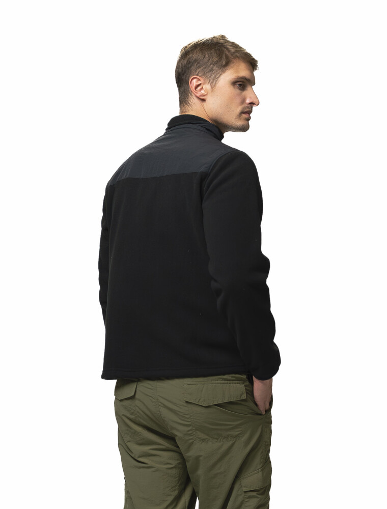 Campera Polar Comb. Forum Columbus Negro/Negro