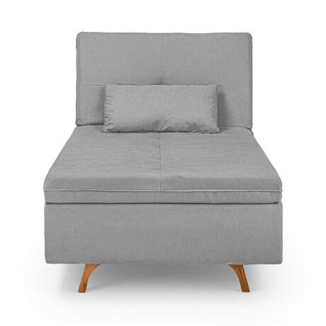 Chaise Cama Maira - Tela Microfibra 9910 (Lino Gris)