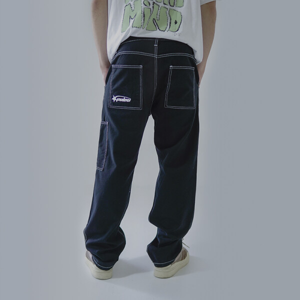 Pantalon Pulau Gabardina SK8 Men Negro