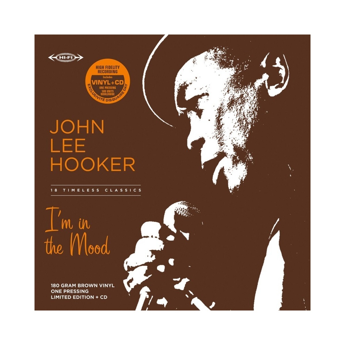 John Lee Hooker - I'm In The Mood (brown Vinyl) (rsd 2024) - Lp + Cd - Vinilo 
