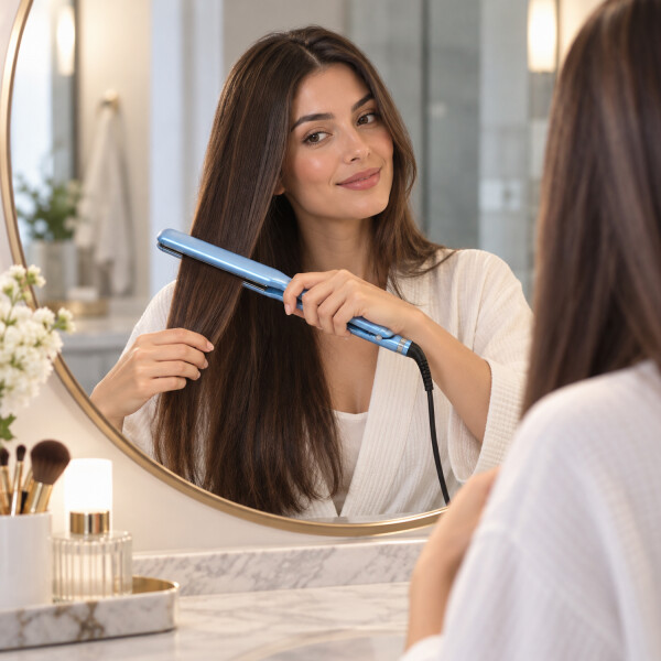 Plancha Alisadora Babylisspro Bnt4083ar Nano Titanium Para Cabello Húmedo Y Seco PLANCHITA DE PELO BABYLISSPRO 4083