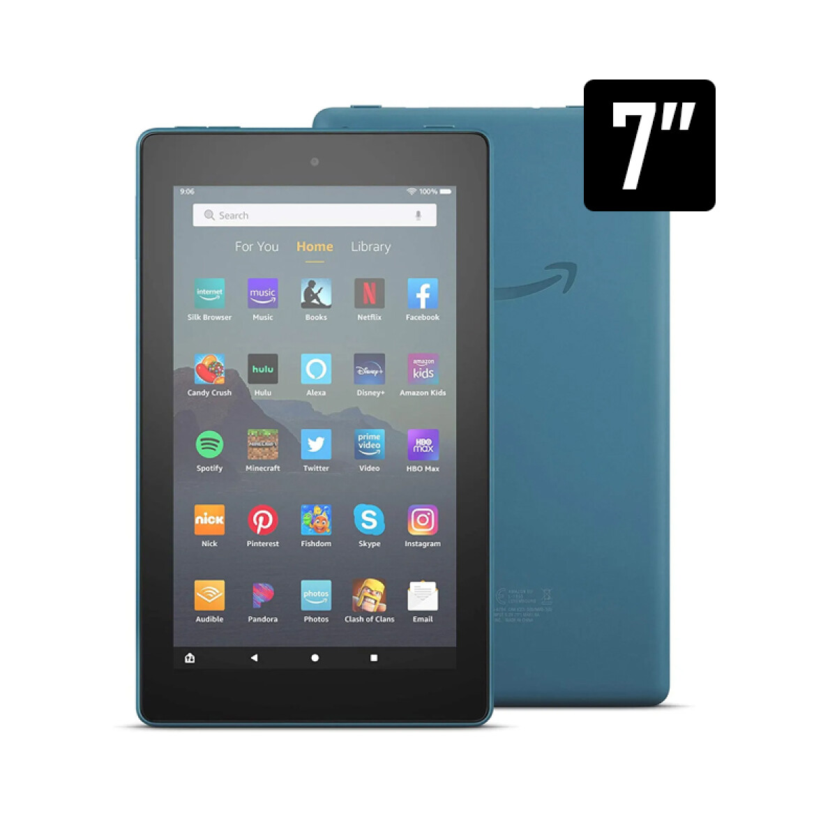 Tablet Amazon Fire HD 7" G9 1GB-16GB Blue Detalles est. - Unica 