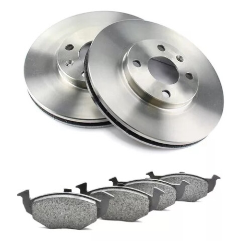KIT JUEGO DISCOS + PASTILLAS GOL G5/G6 SAVEIRO G5 *6190 Kit Juego Discos + Pastillas Gol G5/g6 Saveiro G5 *6190