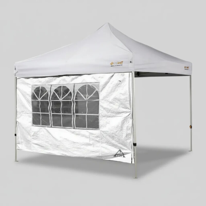 2 Paredes para Gazebo con Ventana Arye Blanco