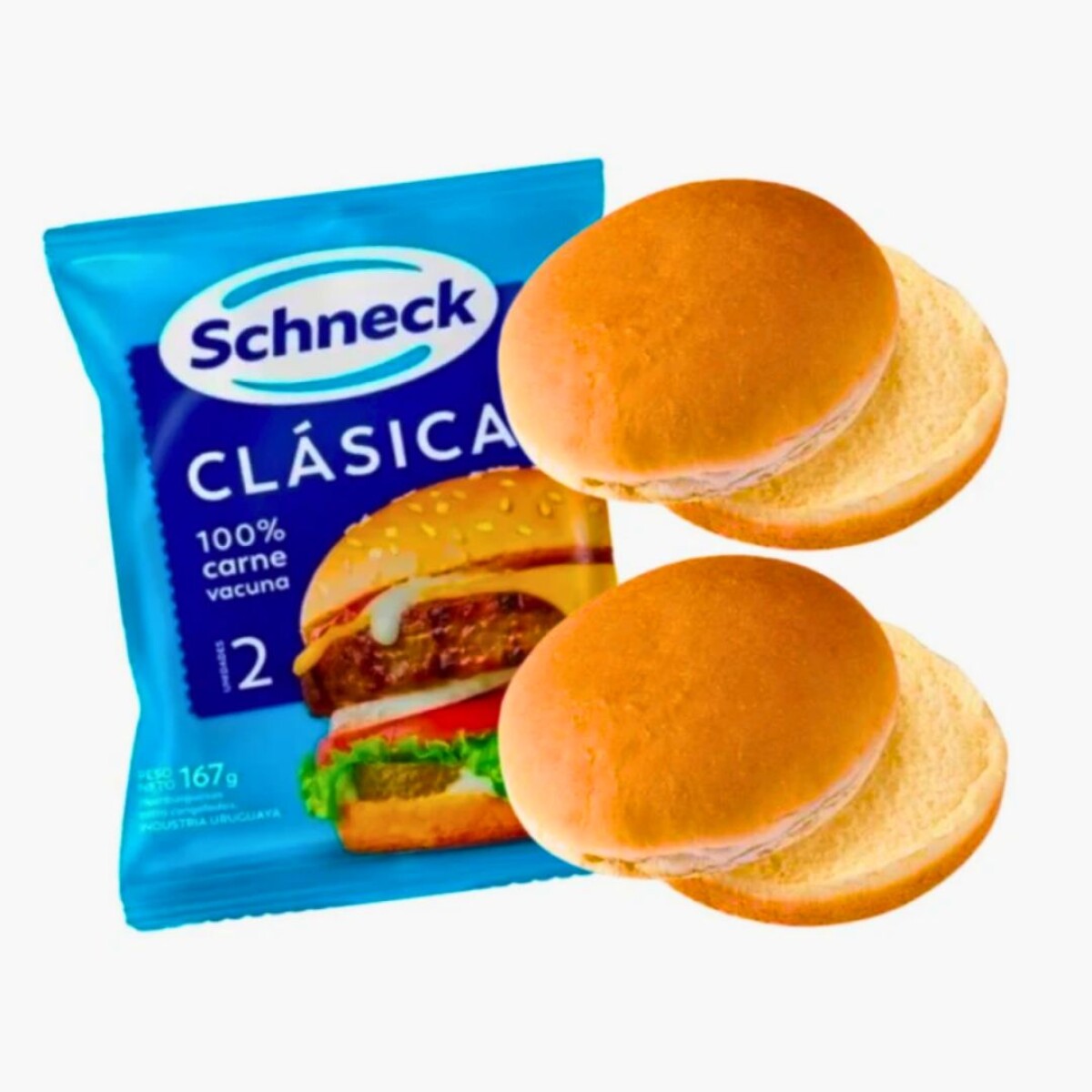 Pack Hamburguesas Schneck y Panes - 30 + 30 Uds. 
