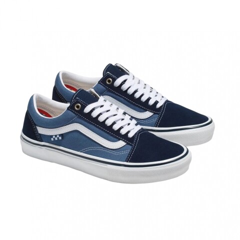 Championes Vans Skate Old Skool Navy/light Blue