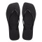 Sandalias de Mujer Havaianas Slime Square Negro