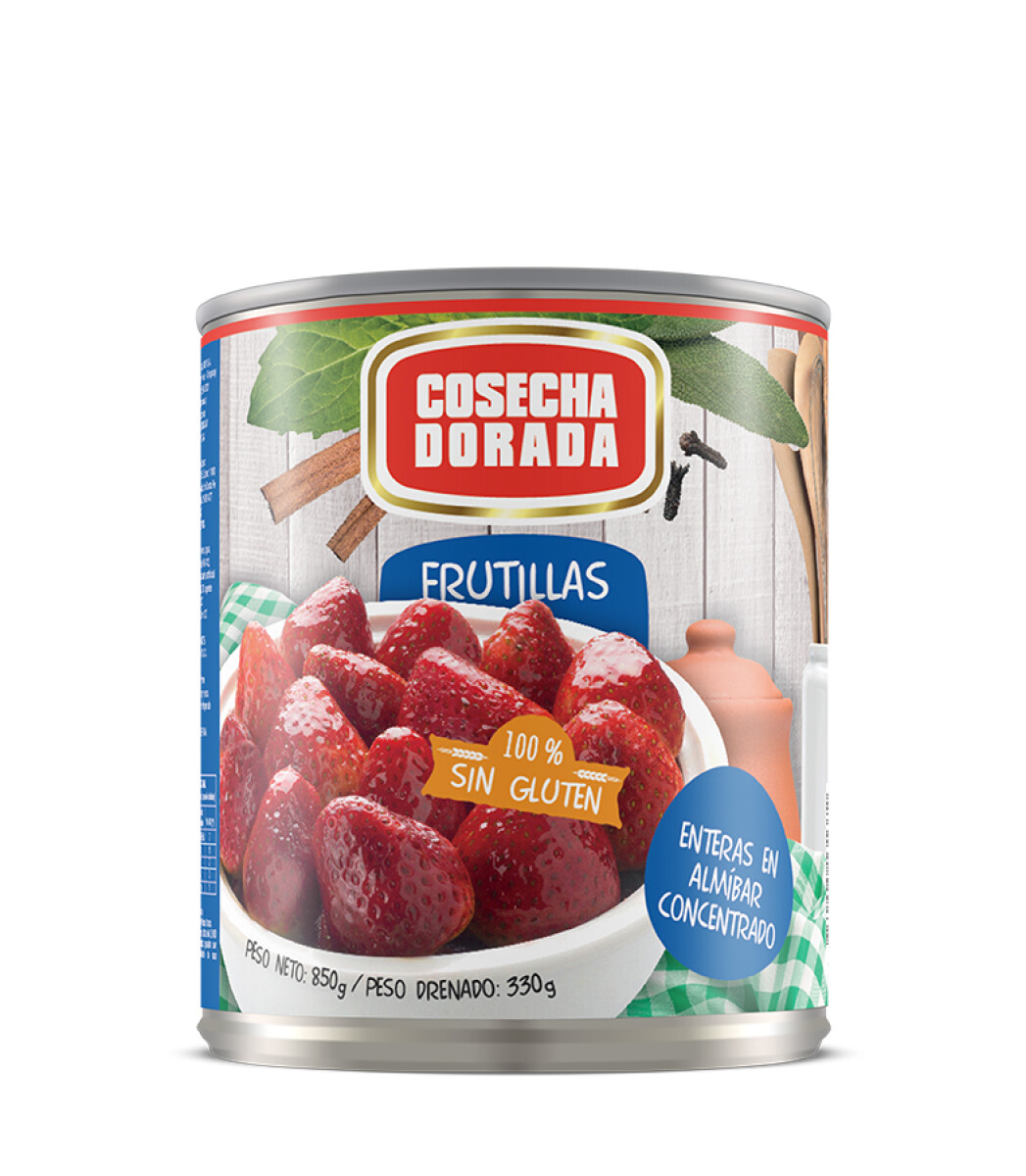 Frutillas en Almíbar Cosecha Dorada 850g 