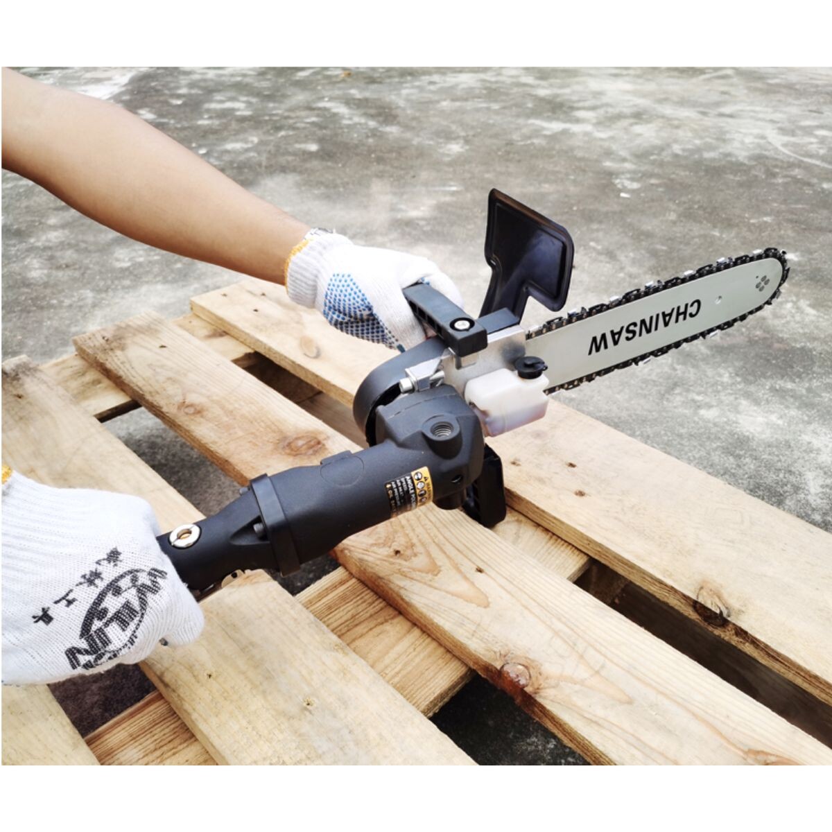 ACCESORIO ACOPLE MOTOSIERRA SIERRA PARA AMOLADORA ESPADA 12" Accesorio Acople Motosierra Sierra Para Amoladora Espada 12"