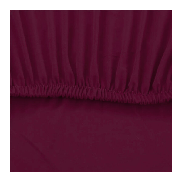 Funda Cubre Sillas Universal Comedor Elastizada Lavable X4 Variante Color Rojo Oscuro 1