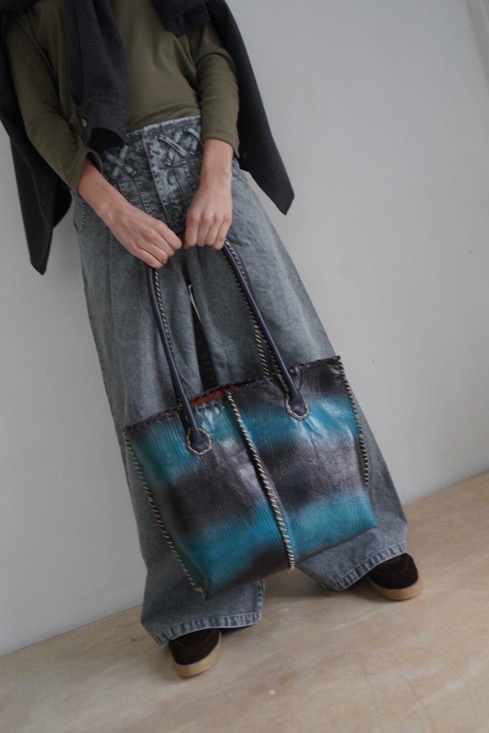 Winter Bag Turquesa / Negro
