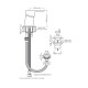 Griferia De Bidet Sin Transferencia Monocomando Fv Linea Puelo CROMO